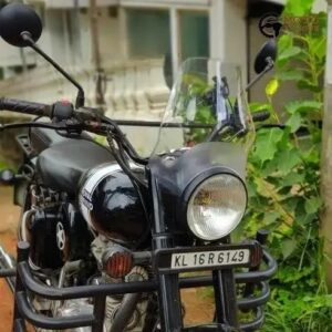 Himalayan Clear Wind Shield Visor For Royal Enfield Standard, Classic And Electra