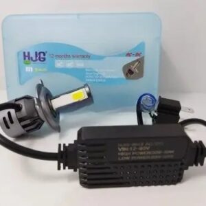 Led Headlight Universal Hjg (super Bright) With Fan For All Bikes & Scooters (30v/50w) 3000lm-5000lm