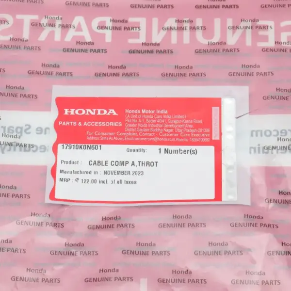 Honda Accelerator Cable -a For Cb Shine - Image 3