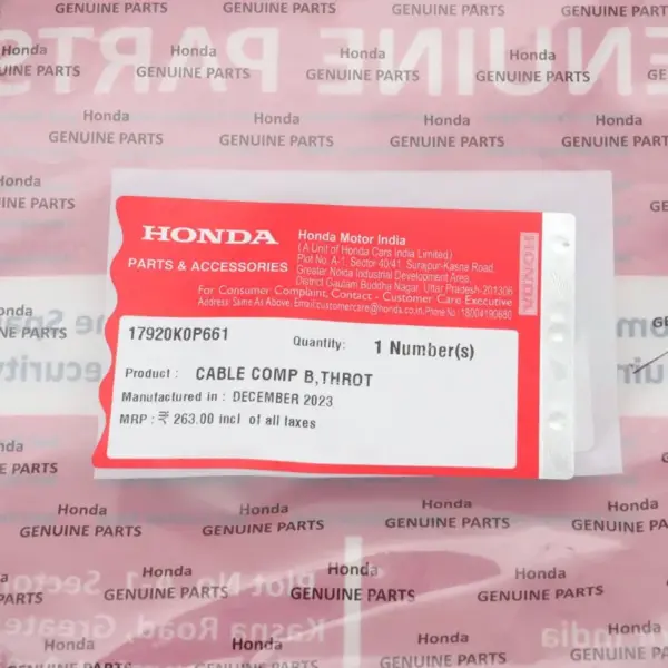 Honda Accelerator Cable -c For Dio 110 2023 - Image 3