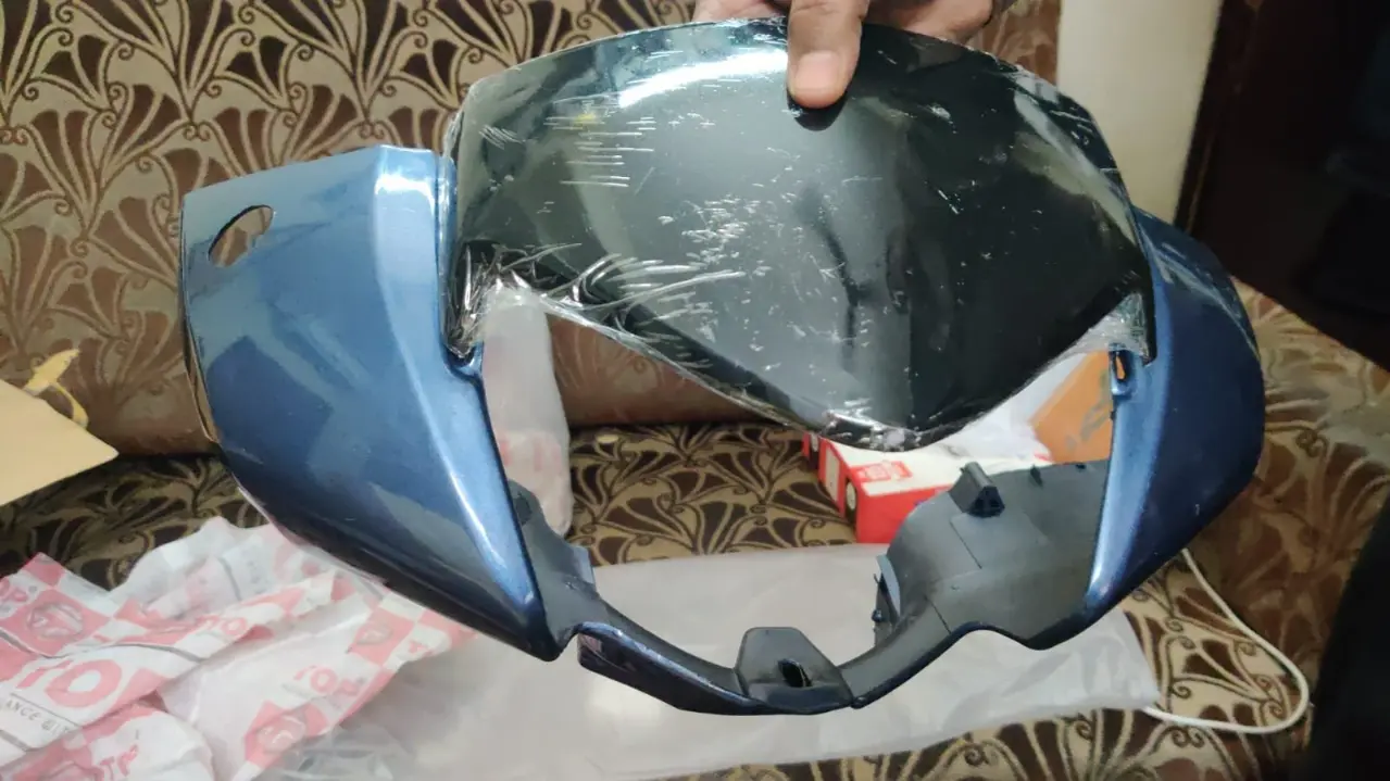 Honda Activa 125 Headlight Visor Blue