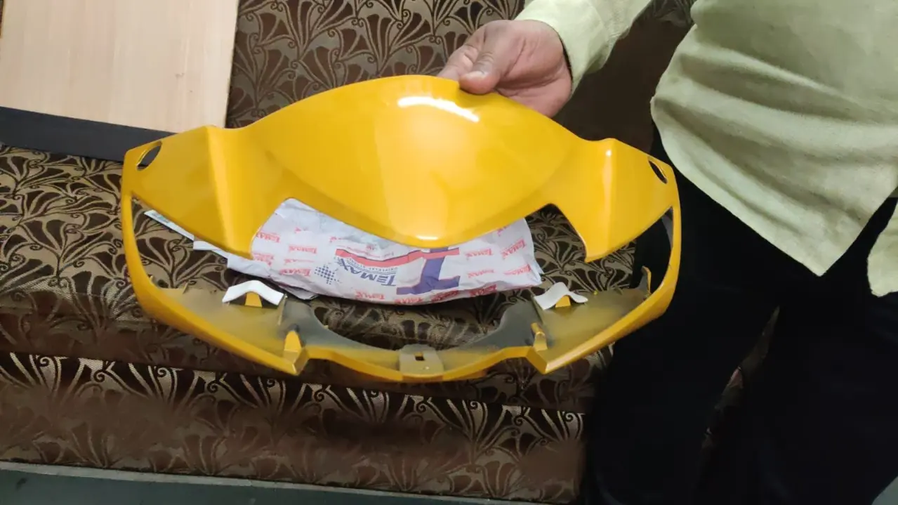 Honda Activa 5g Headlight Visor Yellow