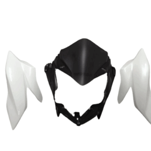 Honda Cb Twister Headlight Visor (white Color)