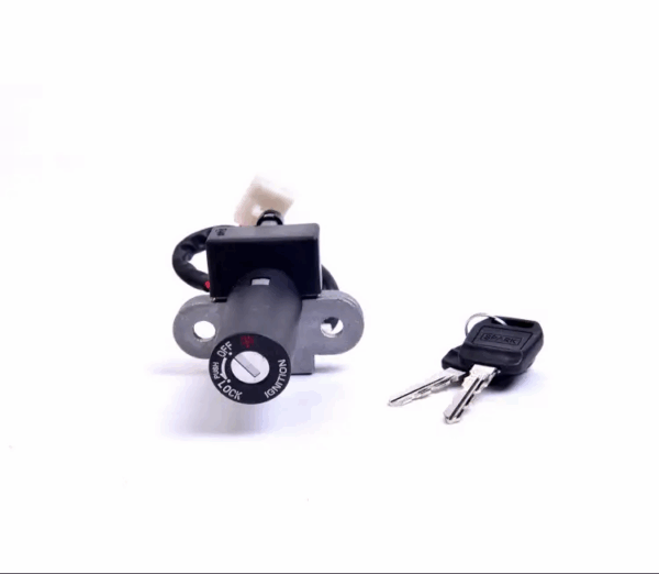 Ignition Switch Cum Steering Lock For Hero Glamour Bs3 | Ismart Bs4 | Spark Minda