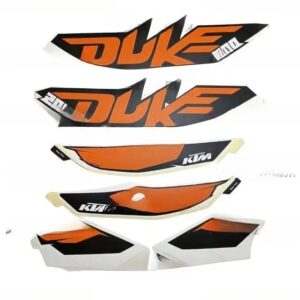 Ju233040 - Duke 200 Bs3 Complete Sticker Kit Original Ktm Box