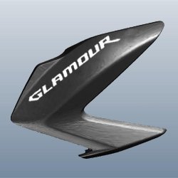 Left Side Front Cowl Black For Glamour Xtec | Glamour Bsvi Techno Obd Ii | Hero