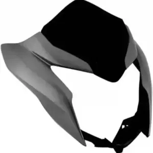 Livo Headlight Visor, Fairing, Mask Grey