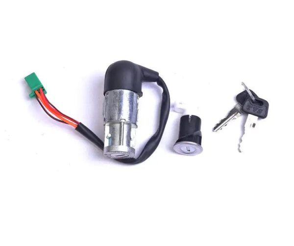 Lock Kit Set Of 2 For Tvs Scooty Pep 4s | Spark Minda - Image 2