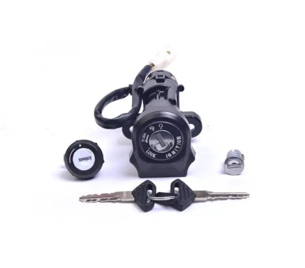 Lock Kit Set Of 3 For Bajaj Vikrant V-12 | Spark Minda