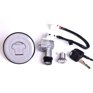 Lock Kit With Ft Cap Set Of 3 For Hero Glamour Bs6 | Spark Minda