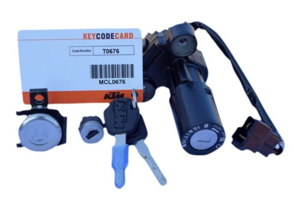 Lock Set Without Tank Cap Compatible Fit For Rc 200 Bs 3 - Image 2