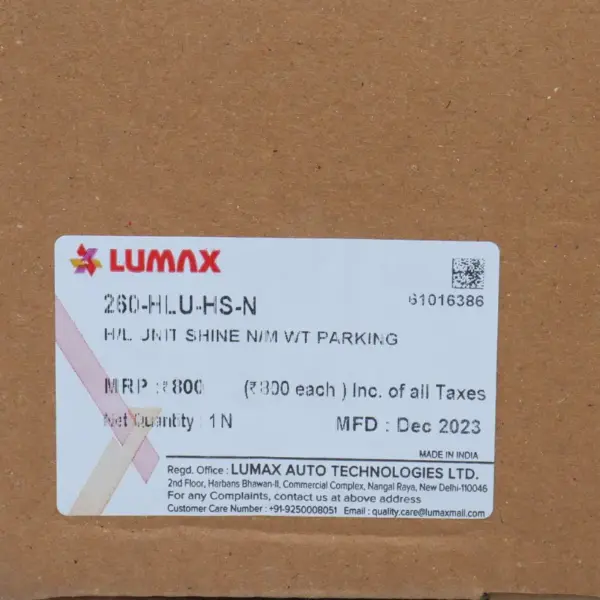 Lumax Head Light Assembly For Shine New - Image 3