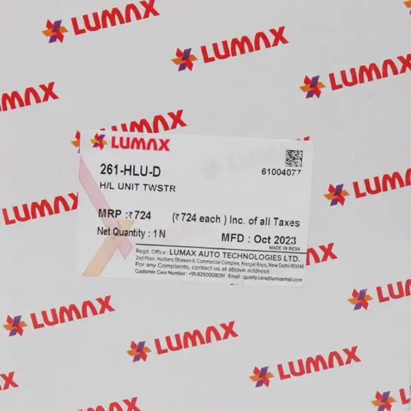 Lumax Head Light Assembly For Twister - Image 3