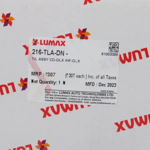 Lumax Tail Light Assembly For Cd Deluxe - Image 3