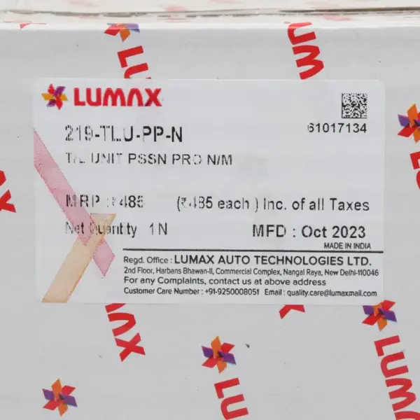Lumax Tail Light Assembly For Passion Pro New - Image 3