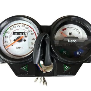 Meter Assembly (white Dial) For Hero Passion Plus - Spark Minda