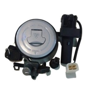 Minda Lock Set For Hero Glamour | New Model | 4 Pin Coupler