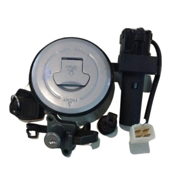 Minda Lock Set For Hero Glamour | New Model | 4 Pin Coupler