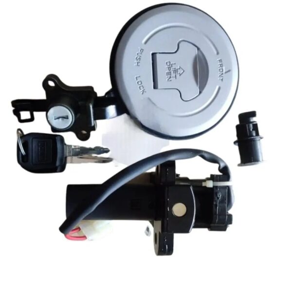 Minda Lock Set For Hero Glamour New Model Self Start | 2 Pin