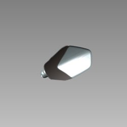 Mirror Assy Left Side Back (dsm, Nh-a30m) Xtreme Sports | Hero