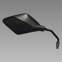 Mirror Assy Right Hand Back Black For Xtreme | Hero