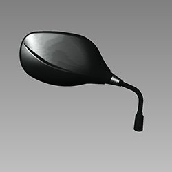 Mirror Assy Right Hand Back (pbme,nh-b08m) For Achiever 150 | Hunk | Hero
