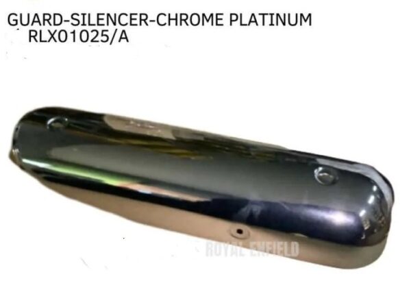 Muffler Guard Chrome Plated For Meteor 350 | All New Classic 350 | Royal Enfield