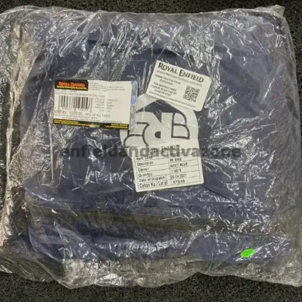 1990643 Navy Water Resistant Bike Cover Royal Enfield Standard/classic/electra/thunderbird And All Royal Enfield Models