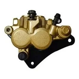 Front Brake Caliper Assembly Compatible For Honda Unicorn (gold)
