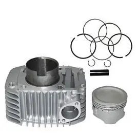 Cylinder Block Piston Kit Compatible For Hero Super Splendor (silver)