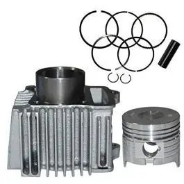 Cylinder Block Piston Kit Compatible For Hero Passion Pro/splendor Pro (silver)
