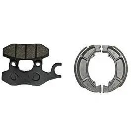 Front & Rear (combo) Brake Pad + Brake Shoe Set Compatible For Suzuki Slingshot (dp5+bss04)