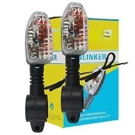 Blinker Indicator Assly. Compatible For Discover 100 (front Shocker Type) (set Of 2)