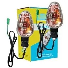 Blinker Indicator Assly. Compatible For Bajaj V Rear (set Of 2)