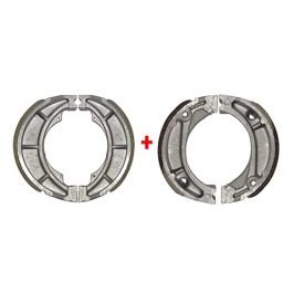Motorcycle Front & Rear (combo) Brake Shoe Set Compatible For Splendor (bss03 + Bss07)