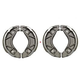 Motorcycle Front & Rear (combo) Brake Shoe Set Compatible For Yemaha Ray (bss09+bss09)