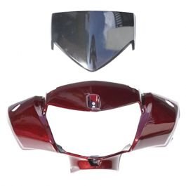 Head Light Visor Mask Compatible For Honda Activa 125cc W.red