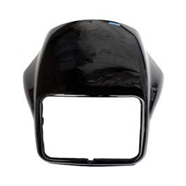 Head Light Mask Compatible Compatible For Hero Splendor Plus Black