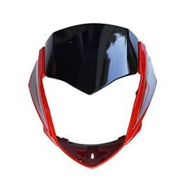 Head Light Mask Compatible Compatible For Hero Super Splendor A/w Red