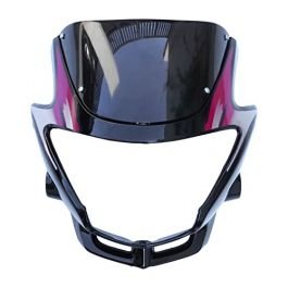 Head Light Mask Compatible Compatible For Hero Glamour O/m Bk-red