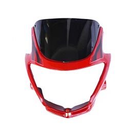 Head Light Mask Compatible Compatible For Hero Glamour New Model S.red