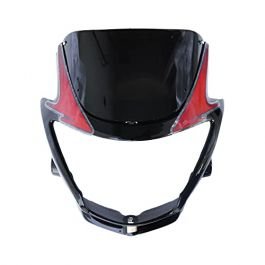 Head Light Mask Compatible Compatible For Hero Glamour Asfs 2010 Bk-red