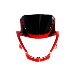 Head Light Mask Compatible Compatible For Hero Glamour Asfs 2010 S.red