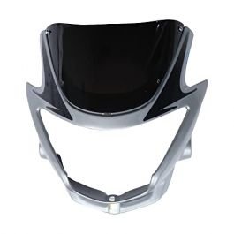 Head Light Mask Compatible Compatible For Hero Glamour Asfs 2010 Silver