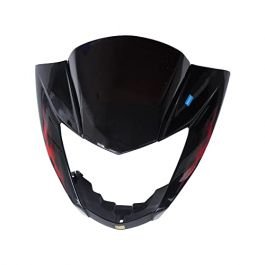 Head Light Mask Compatible Compatible For Hero Glamour Digital Bk-red