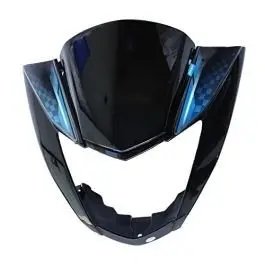 Head Light Mask Compatible Compatible For Hero Glamour Fi(t-7) Bk-blue