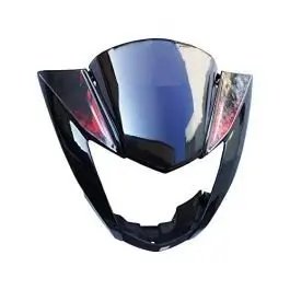 Head Light Mask Compatible Compatible For Hero Glamour Fi(t-7) Bk-red