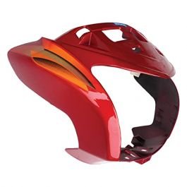 Head Light Mask Compatible Compatible For Hero Splendor Pro 2016 Red
