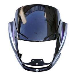 Head Light Mask Compatible Compatible For Hero Super Splendor 2018 Bk.purple