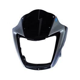 Head Light Mask Compatible Compatible For Hero Splendor Ismrt H.grey
